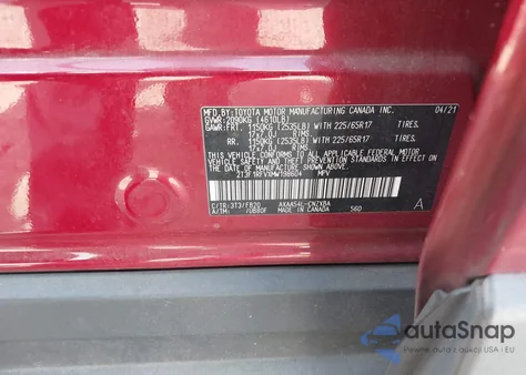 2021 Toyota Rav4 Le from USA, damaged, VIN 2T3F1RFVXMW198604